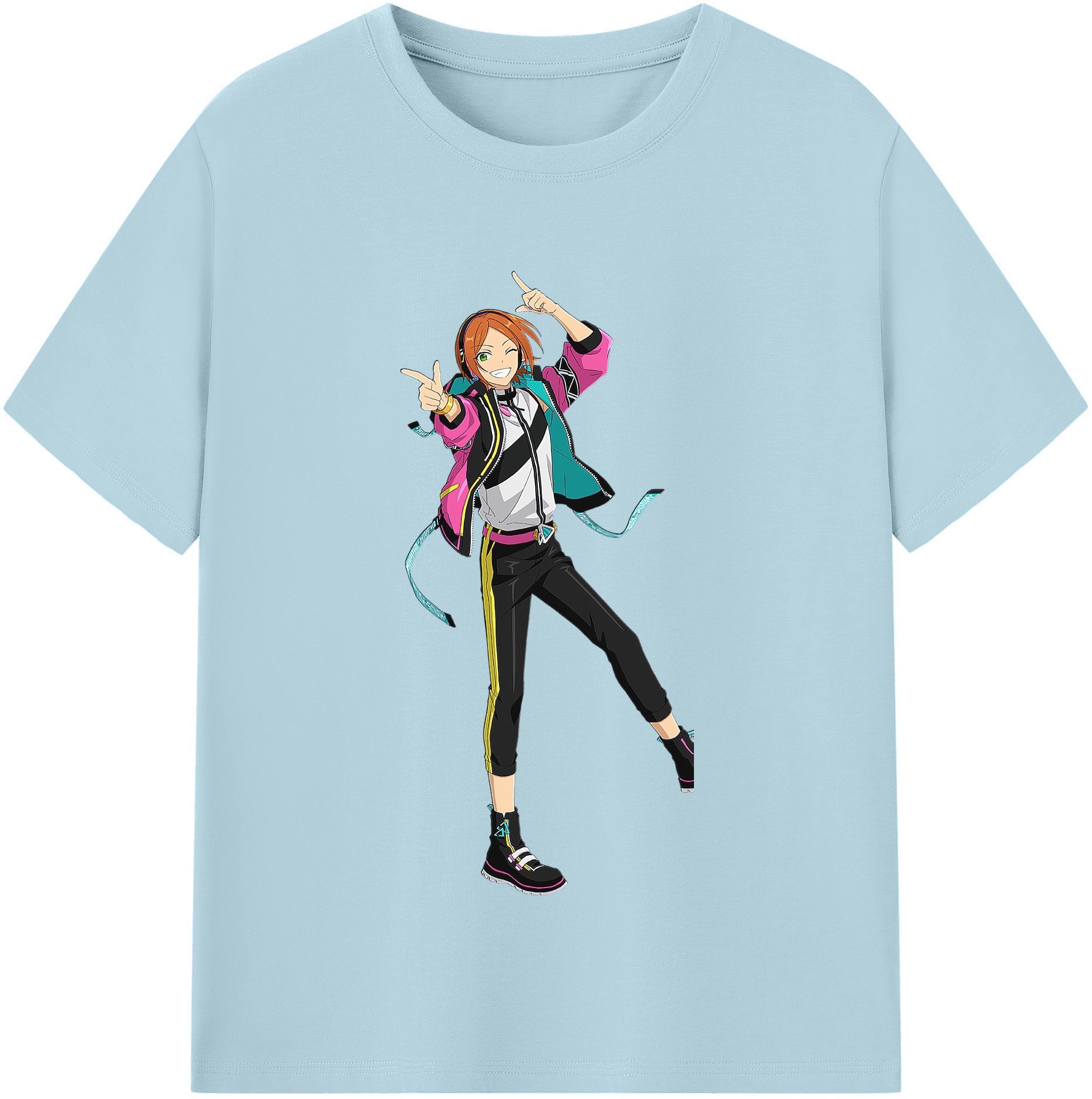 （画像用） あんさんぶるスターズ! Ensemble Stars 綿100％半袖Tシャツ（フロントプリント）